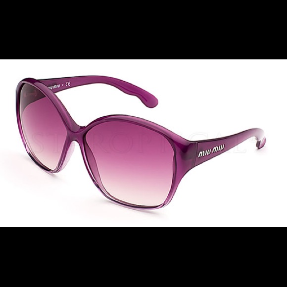 Miu Miu Purple Sunglasses